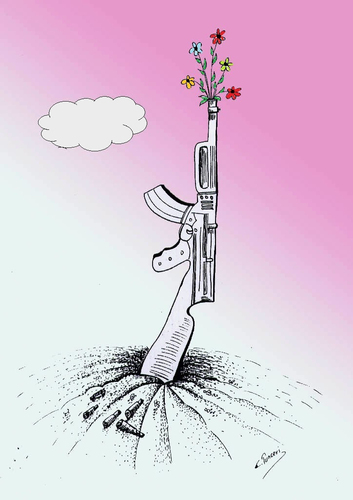 Cartoon: CEMAL TUNCER (medium) by CEMAL TUNCER tagged peace