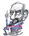 Cartoon: FCR mano en alto (small) by pincho tagged politica presidentes cuba revolucion personajes fidel castro caricatura