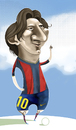 Cartoon: Leonel Messi version (small) by pincho tagged leo messi leonel futbol barcelona argentina seleccion crack gol
