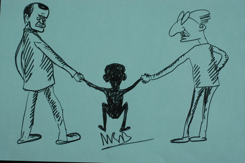 Cartoon: afrika (medium) by MSB tagged afrika
