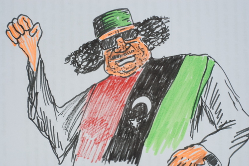 Cartoon: GADDAFI (medium) by MSB tagged gaddafi