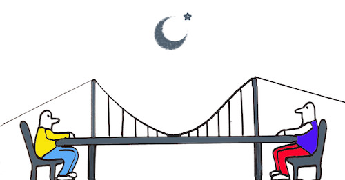 Cartoon: ISTANBUL (medium) by MSB tagged istanbul