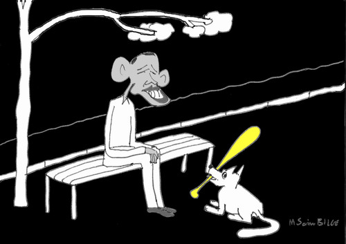 Cartoon: obama (medium) by MSB tagged obama