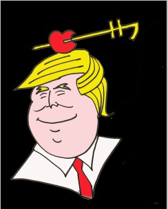Cartoon: trump (medium) by MSB tagged trump