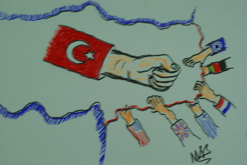 Cartoon: Türkiye Cumhuriyeti (medium) by MSB tagged cumhuriyeti,türkiye