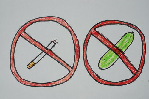 Cartoon: yorumsuz (medium) by MSB tagged ehec,sigara