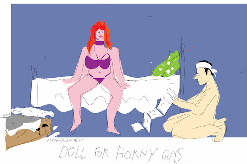 Cartoon: Adult seized doll (medium) by gungor tagged adult,seized,doll,adult,seized,doll