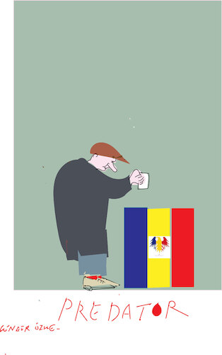 Cartoon: Another faux election (medium) by gungor tagged election,of,romania,election,of,romania