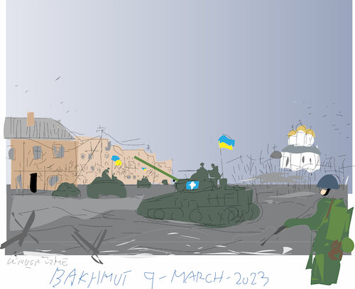 Bakhmut in Ukraine 2023