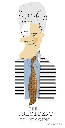 Cartoon: Bill Clinton (medium) by gungor tagged usa