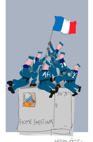 Cartoon: Calais (medium) by gungor tagged france