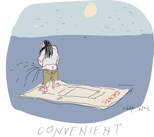 Cartoon: Convenient (medium) by gungor tagged human,human