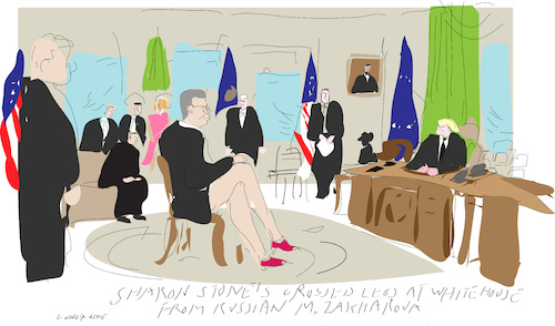 Cartoon: Crossed Legs (medium) by gungor tagged serbia,serbia