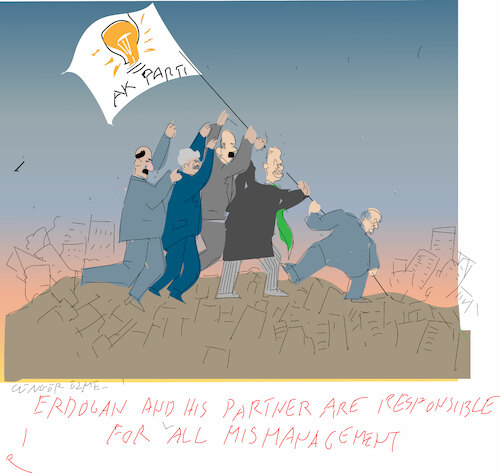 Cartoon: Earthquake in Turkey 2023 (medium) by gungor tagged earthquake,in,turkey,feb,2023,earthquake,in,turkey,feb,2023