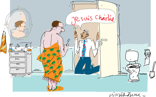 Cartoon: Elysee Spy (medium) by gungor tagged france