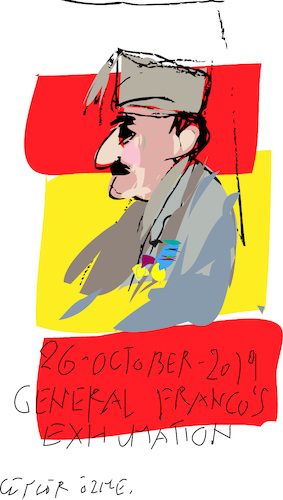 Cartoon: Francisco Franco (medium) by gungor tagged spain,spain