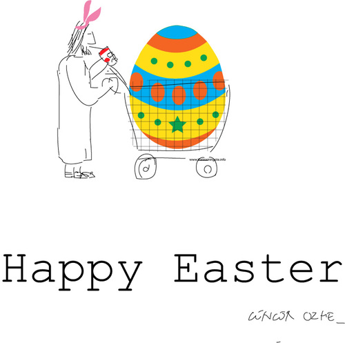 Cartoon: Happy Easter 2016 (medium) by gungor tagged easteregg