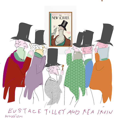 Iconic dandy of The New Yorker