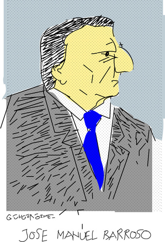 Cartoon: J.M.Barroso-2 (medium) by gungor tagged europe