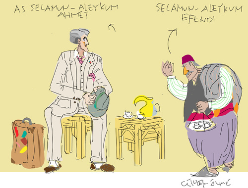 Cartoon: John Kerry (medium) by gungor tagged east,middle