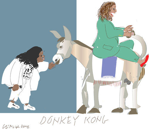 Cartoon: Joy with the donkey (medium) by gungor tagged joy,with,the,donkey,joy,with,the,donkey