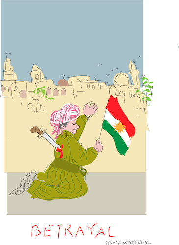 Cartoon: Masoud Barzani (medium) by gungor tagged iraq