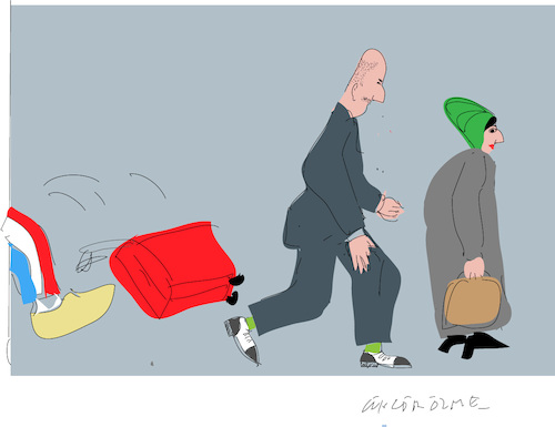 Cartoon: Problem sans frontier (medium) by gungor tagged turkey