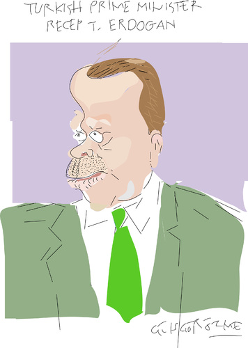 Cartoon: Recep T.Erdogan (medium) by gungor tagged turkey
