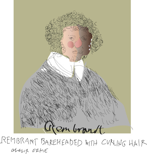 Cartoon: Rembrandt Harmensz Van Rijn (medium) by gungor tagged rembrandt,rembrandt