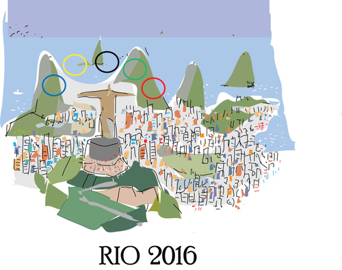 Cartoon: Rio. 2016 (medium) by gungor tagged brazil