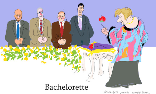 Cartoon: Rose ceremony (medium) by gungor tagged germany