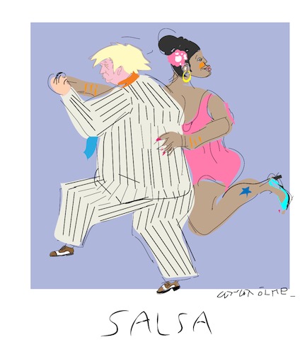Cartoon: Salsa 25C (medium) by gungor tagged cuba