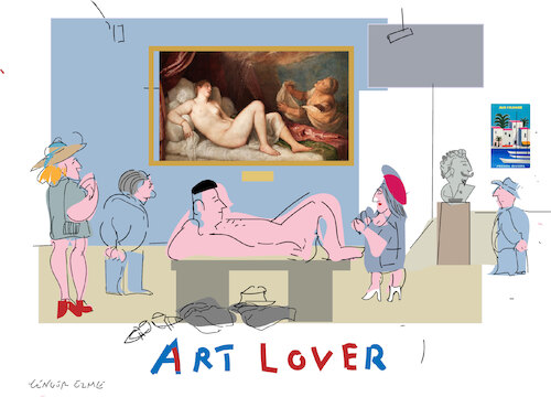 Story of art lover guy