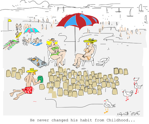 Cartoon: Summer (medium) by gungor tagged fantasy