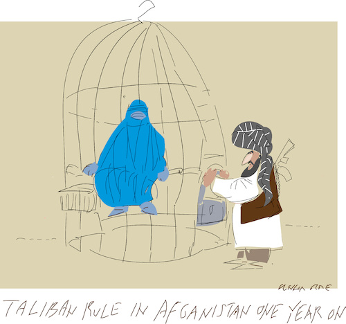 Cartoon: Taliban rule in Afganistan (medium) by gungor tagged taliban,rule,in,afghanistan,taliban,rule,in,afghanistan