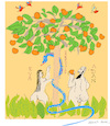 Cartoon: Adam and Eve (small) by gungor tagged church