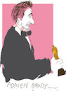 Cartoon: Adrien Brody (small) by gungor tagged best,male,actor,adrien,brody