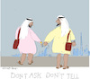Cartoon: Anti gay sentiment in UAE (small) by gungor tagged gay,pride,in,uae