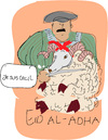 Cartoon: Eid al-Adha (small) by gungor tagged middle,east