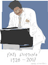 Cartoon: Fats Domino (small) by gungor tagged usa