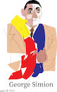 Cartoon: George Simion (small) by gungor tagged george,simion,in,romania
