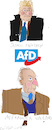Cartoon: Germany s  AfD  party (small) by gungor tagged afd,party,in,germany