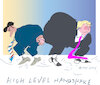 Cartoon: Handshake (small) by gungor tagged high,level,handshake