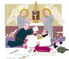 Cartoon: Holy Family Church un Gaza (small) by gungor tagged attack,to,church,in,gaza