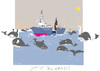 Cartoon: Joy of the Whales (small) by gungor tagged australia