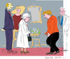 Cartoon: Queen visit to Germany (small) by gungor tagged uk