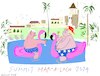 Cartoon: Rendez -vous at Mar-a-Lago (small) by gungor tagged visit,to,mar,lago