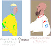 Cartoon: Richarlison and A.Laidouni (small) by gungor tagged world,cup,qatar,2022
