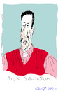 Cartoon: Rick Santorum (small) by gungor tagged usa