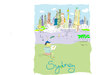 Cartoon: sydney (small) by gungor tagged sydney,harbour
